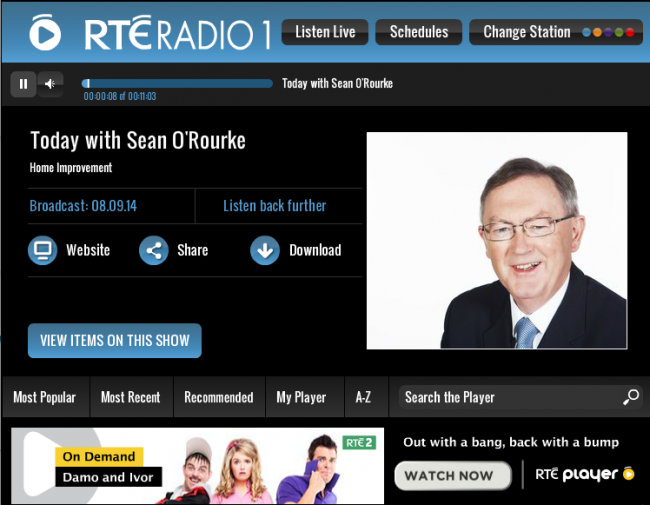 Architect Today with Sean O'Rourke